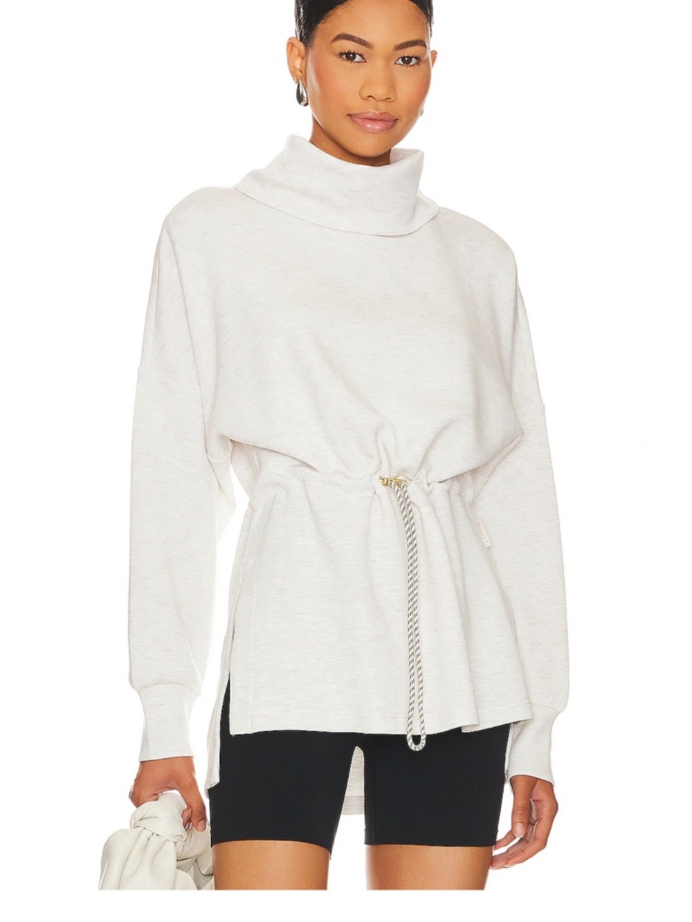 NEW Varley Freya Sweatshirt Ivory Marl Size Small Women’s